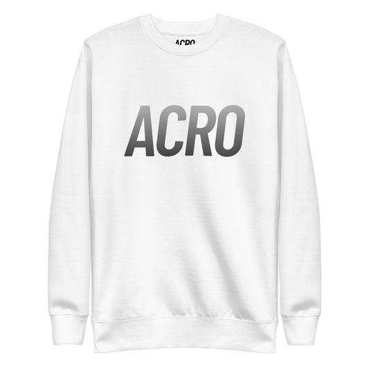 ACRO FADEOUT TRACKSUIT SWEATSHIRT - WHITE